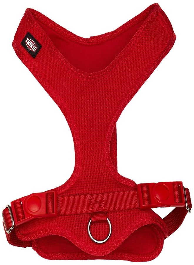 TRIXIE Comfort Soft Touring Harness For Dog S-M 35-60Cm/20Mm Red, Small